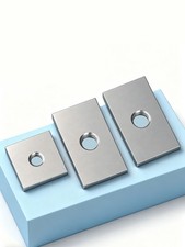 Edelstahl VA A2 Rechteckigmuttern Nutenstein Gewindeplatte Schieberblockmuttern