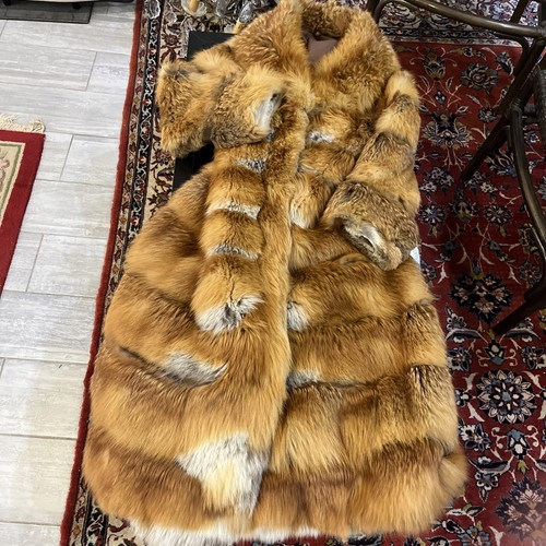 Pelzmantel fuchs rot - fuchs,