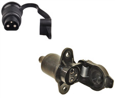 Steckdose + Stecker 3 polig