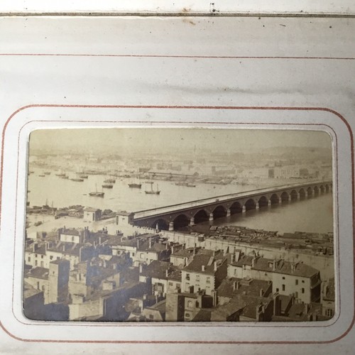 Bordeaux foto cdv antik 1880 - bordeaux,