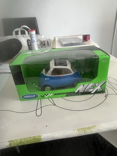Modellauto bmw isetta blau - modellauto,