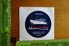 Alter Aufkleber Schiff Fähre