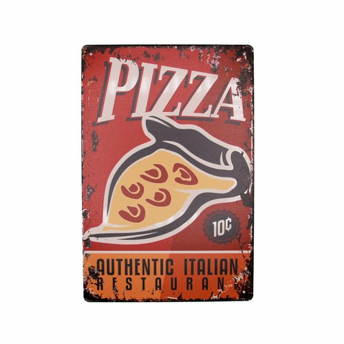 Blechschild pizza - blechschild, "pizza"