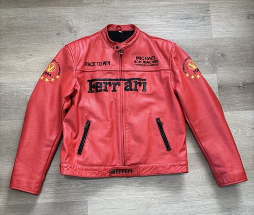 Ferrari leather jacket - jacket,