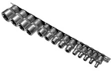 14 x Einsätze für aussen TORX Nuss E-PROFIL 1/4" 3/8" 1/2" Antrieb E4-E24 Cr-V