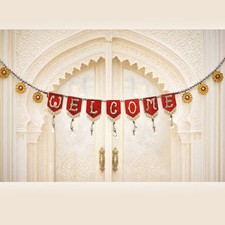 Türbehang Welcome Metall  ein