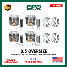 OM651 Kolben Mit Ringen 0,5 Mm