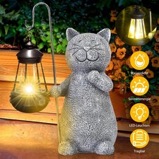 Katzen gartenstatue mit - katzen-gartenstatue,