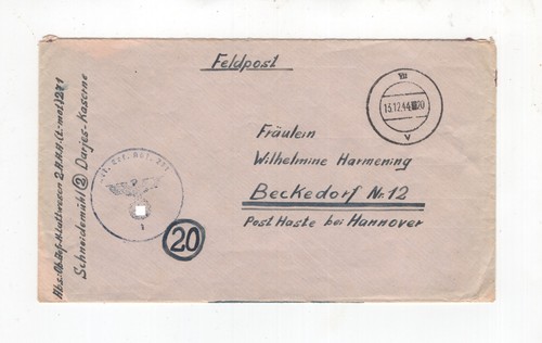 1944 reich brief - 3.reich, fp