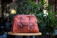 Herren Echtleder Seesack