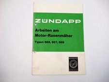 Zündapp Arbeiten am Motor Rasenmäher Typen 685 687 689