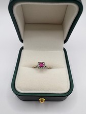 Ring 9 kt Gold synthetischer