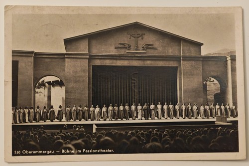 Oberammergau 1934 bühne - oberammergau, im