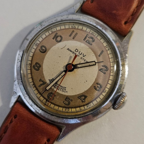 Vintage herrenuhr v - herrenuhr, "d.u.v."