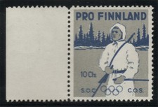 SCHWEIZ VIGNETTE OLYMPIA 1940