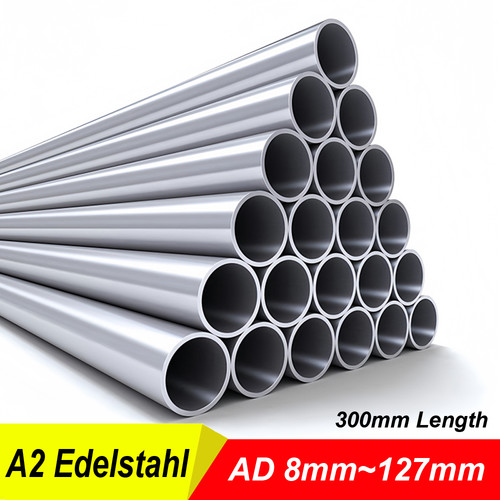 Edelstahl rohr bis 204mm - rohr,