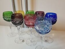 8 x Nachtmann Weinrömer Kristallgläser Römer, Serie 124,  zb Aquamarin