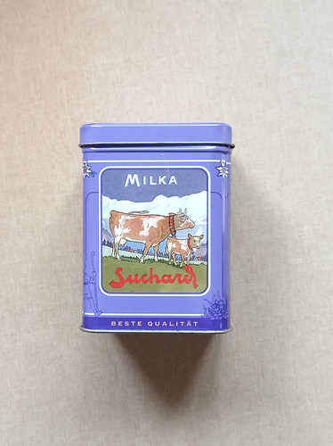 Milka nostalgie blechdose - milka,