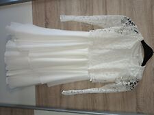 kommunionkleid Größe 152 mit Spitzenbolero von Monny, cremefarben 