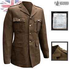 Britische Herren Armee Jacke No.2 Uniform Dienstjacke Braun Surplus Parade Army