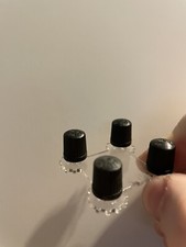 4 pieces valve caps black