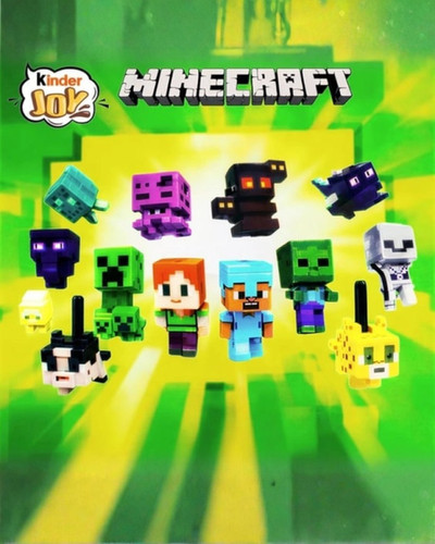 Minecraft kinder joy figuren - minecraft,