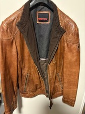 Herren Lederjacke, Lloyd, Gr. 60, cognac, Lammleder, warm gefüttert