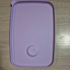 Tupperware Deckel NR. 4156 Eiszeit  m. Monatsanzeige 22 x 15 cm flieder sehr gut