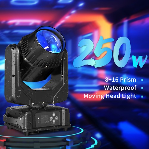 250w moving head - 250w, ip65