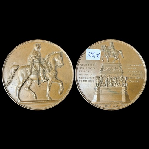 Große antike bronzemedaille - antike,