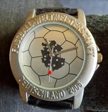 WM Armbanduhr Fussball EM Weltmeisterschaft Deutschland 2006 Rarität s. Schrift