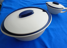 Tupperware Thermo Duo Set 4,3l mit Sauciere 550 ml, blau/beige