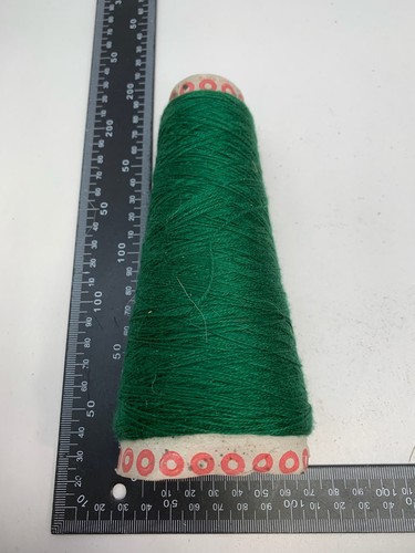 Grüne vintage wollspule - vintage-wollspule, für