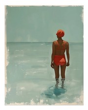 Gelassenes Ozeanblick-Wandbild