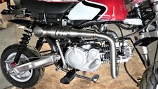 Monkey Edelstahl Sport Auspuff obenliegend exhaust