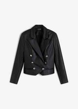 Neu Blazer aus Lederimitat Gr