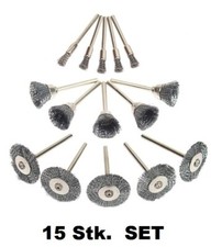 15 tlg Stahl Topfbürste