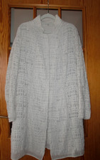 annette görtz 44 Jacke Mantel Cardigan  Damen beige Muster Struktur dünn