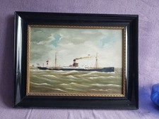 Antike Ölgemälde Kriegs