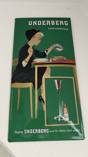 Blechschild underberg - blechschild,
