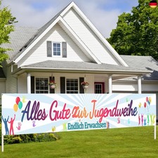 Jugendweihe Banner, Deko