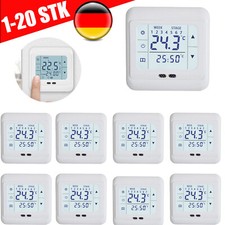 Thermostat Raumtemperaturregler LCD Digital Touchscreen Fußbodenheizung Weiß NEU