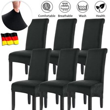 Samt Stuhlhussen Stuhlbezug