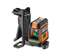AEG CLG220-K Kreuzlinienlaser 20 m inkl. Tasche grün Wandhalterung 2x AA Batteri