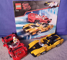 Lego 8159 Speed Racer Autos Rennwagen rot gelb Cars BA Anleitung Racers
