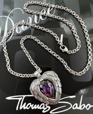 Elegantes Massives Thomas Sabo Collier & Flügelherz Anhänger Rarität Neu 