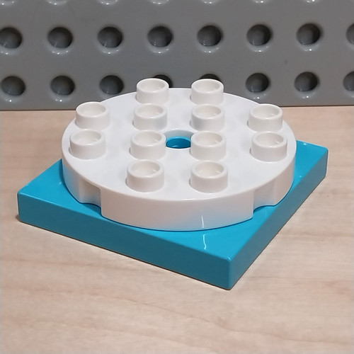 Lego duplo drehplatte - drehplatte, azur