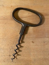 Antiker Historischer Korkenzieher Mit Eisengriff Eisen