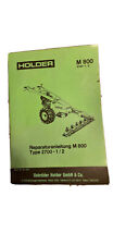 Reperaturanleitung Holder M80 Einachser Balkenmäher