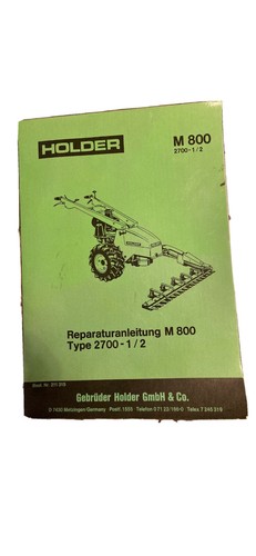 Reperaturanleitung holder m80 - reperaturanleitung,